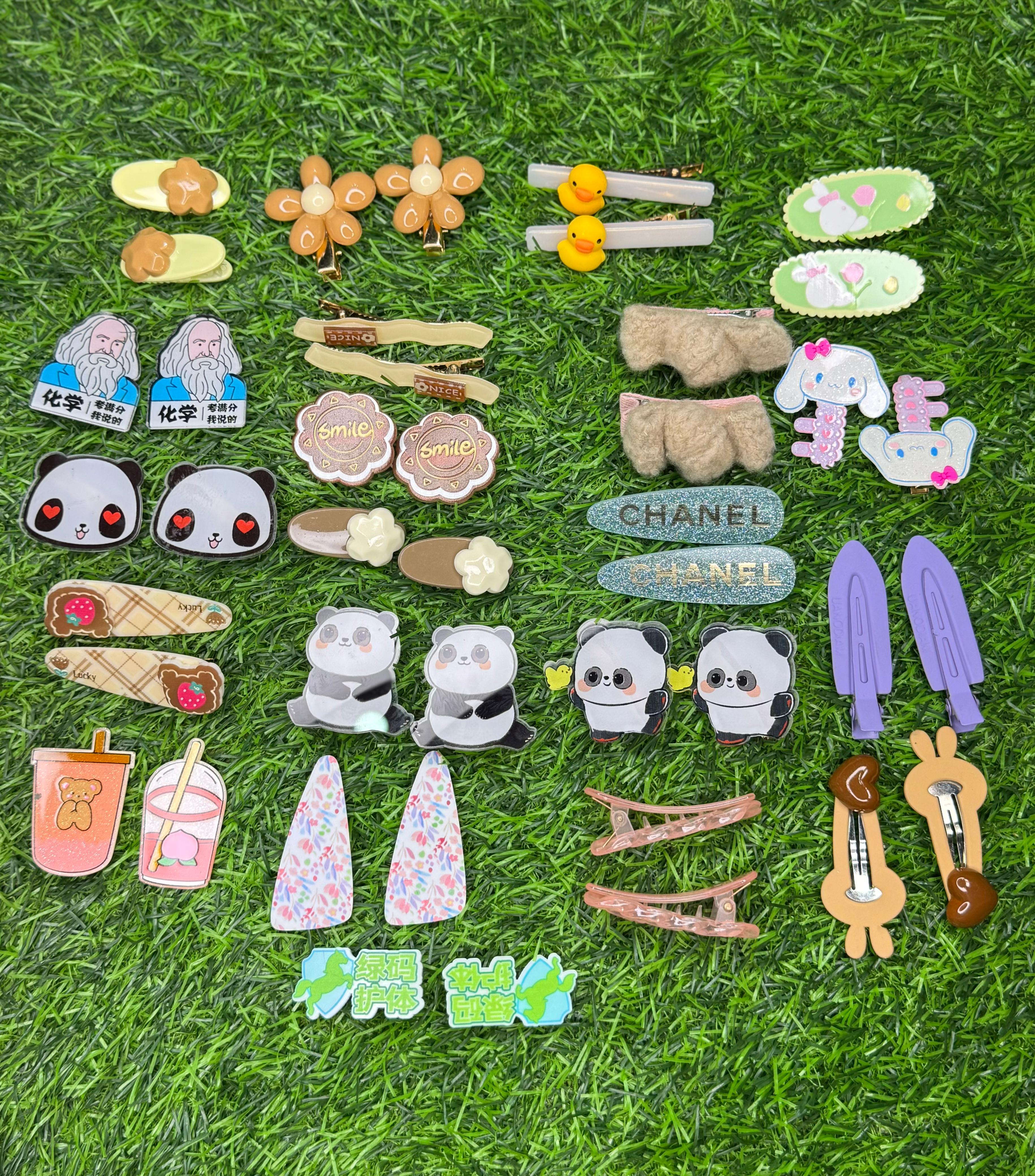 Deal 10 Pack of 40  |  20 Pairs of Hair Accessories for Ladies/Kids