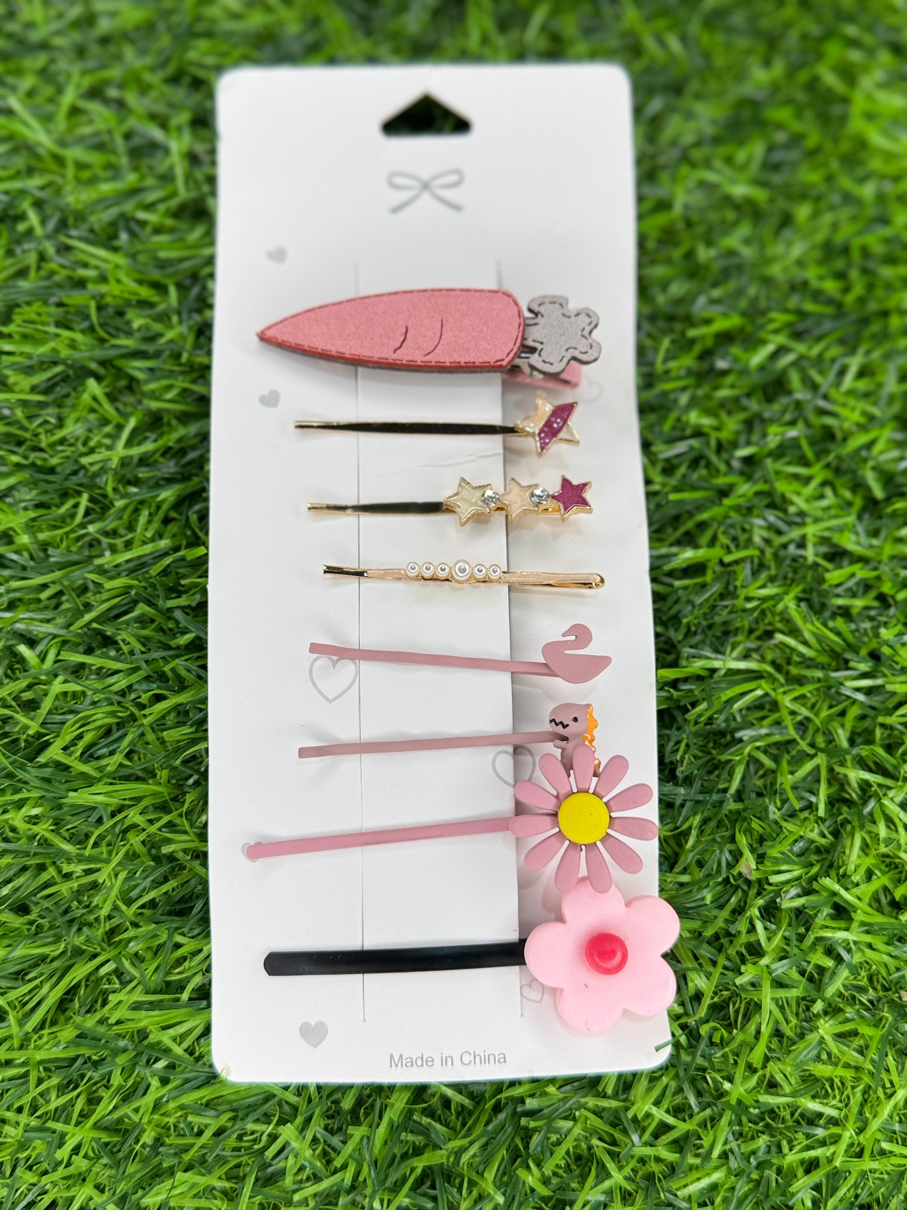 8 pieces hair pin for baby girls, girls fashion accessories, cute hair accessories trendy pins for women’s gifted for girls