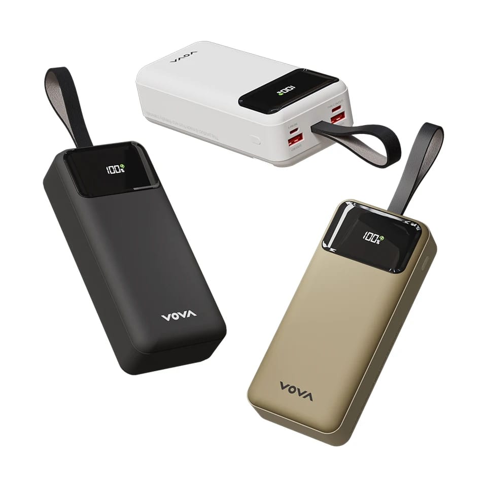 VOVA VA-130 30,000mAh Outdoor Fast Charging Power ,22WATT (condition 10 by 8 ) Without box ,imported