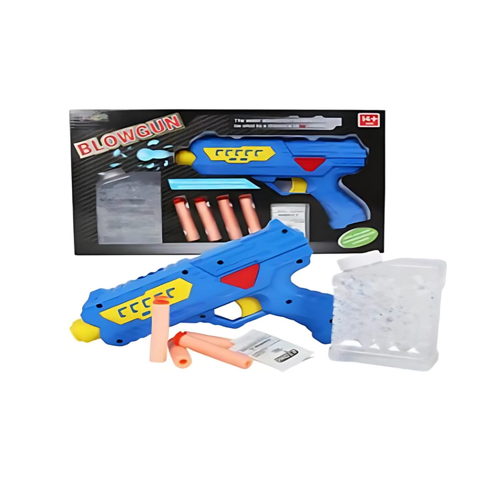 2-in-1 Blaster Toy Gun | Soft Dart & Water Ball Shooter