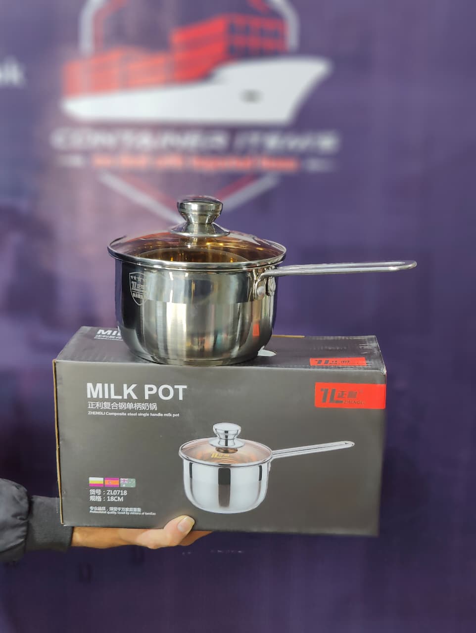 Deal 5 Pack of 3 (6 liter Stock Pot + 5 liter Stock Pot + 2.1 liter Milk Pot )