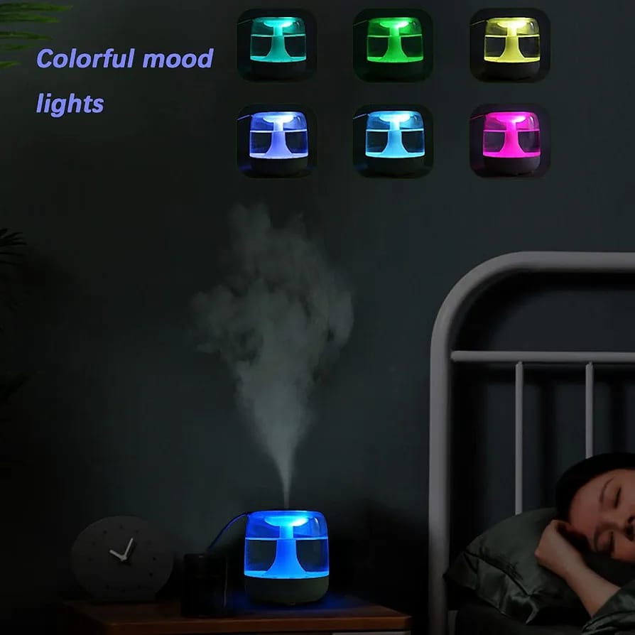 Spray Humidifier with Night Light,Home USB Mute Aroma Diffuser,Large Fog Volume Essential Oil Diffuser