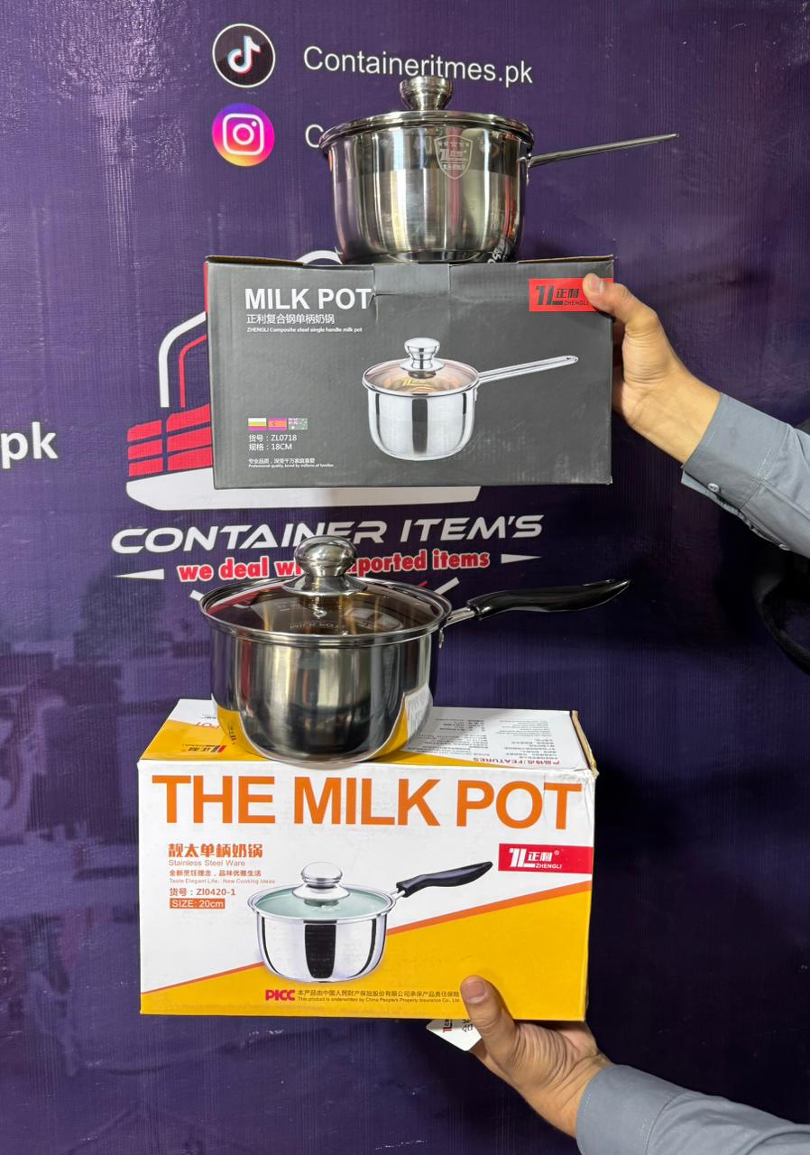 Deal 1 Pack of 2 (18cm Milk Pot + 20cm Milk Pot)