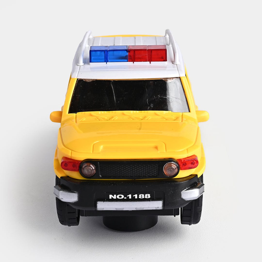 POLICE STUNT CAR WITH LIGHT & MUSIC FOR KIDS