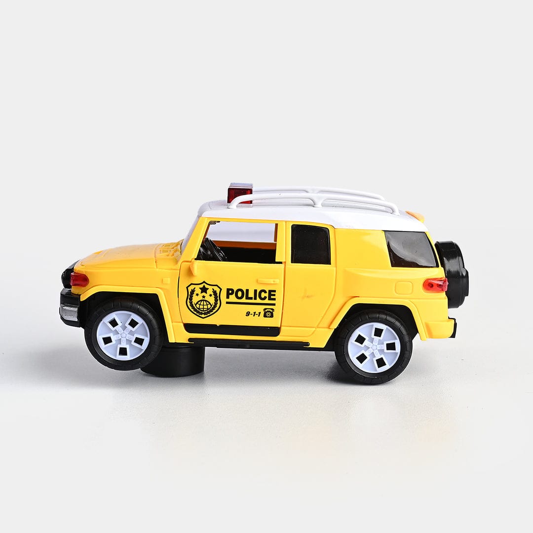 POLICE STUNT CAR WITH LIGHT & MUSIC FOR KIDS