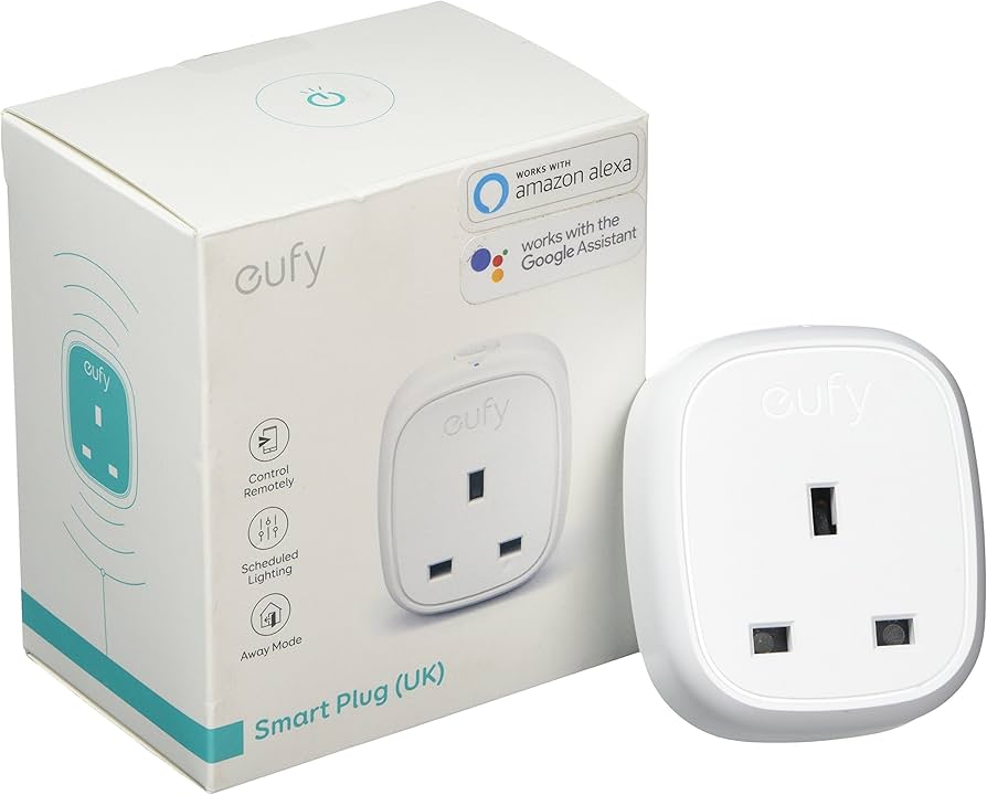Eufy WiFi Smart Plug with Energy Monitoring, Compatible with Alexa and Google Home, No Hub Required, Control Your Devices from Anywhere