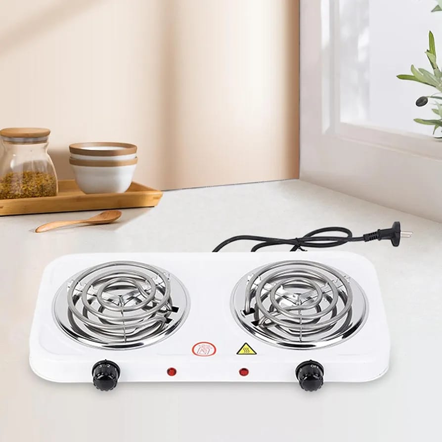 Electric Stove ( double ) & Hot Plate Cooker R.8020B – Uniform Heating 2000W