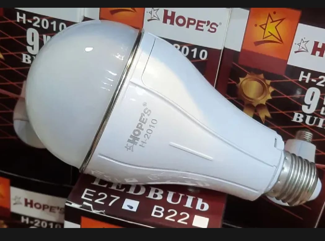 Hope's Rechargeable Emergency Light Bulb 9W