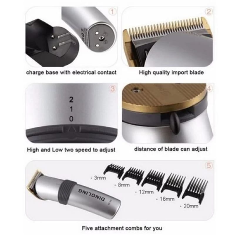 Dingling RF 609 Rechargeable Beard And Hair Trimmer