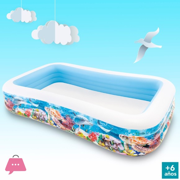 INTEX Swim Center Family Pool (10ft/6ft/1.83ft)
