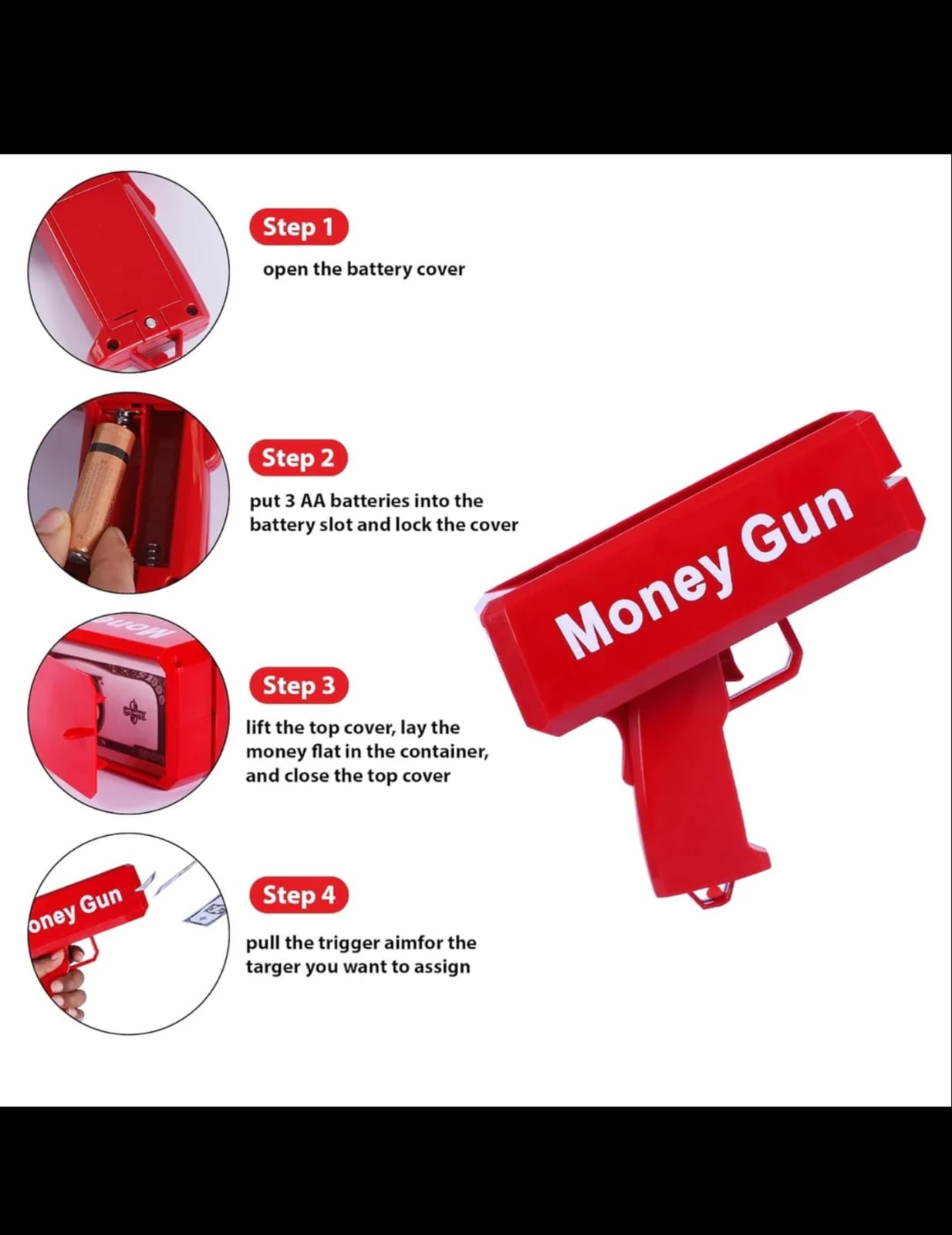 Money Gun cash cannon