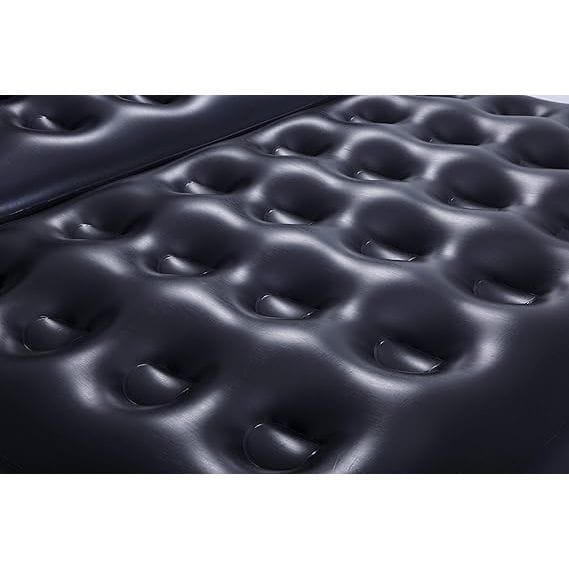 5 in 1 Bestway Inflatable Multi-Functional Sofa for Indoor and Outdoor Use, Black, Double