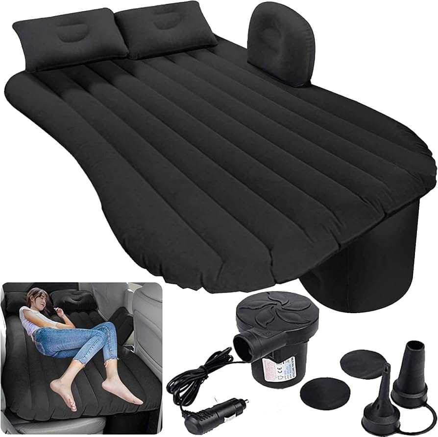 Universal Car Air Mattress Inflatable Bed In Car Outdoor Camping