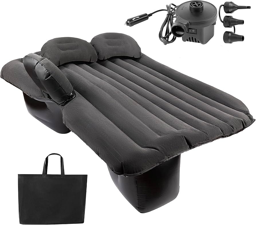 Universal Car Air Mattress Inflatable Bed In Car Outdoor Camping