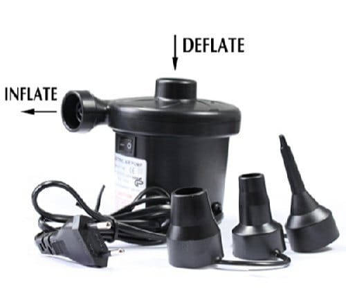 Heavy Duty Electric Air Pump  (inflator + deflator) For Pool & Air Mattress