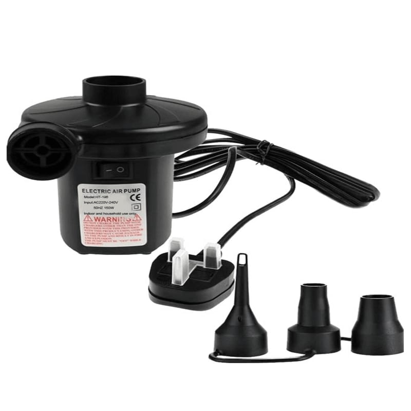 Heavy Duty Electric Air Pump  (inflator + deflator) For Pool & Air Mattress