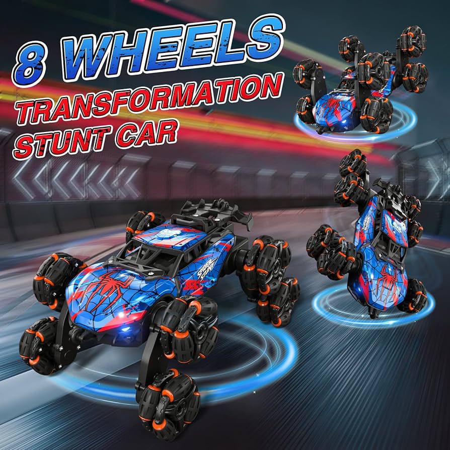 8 wheels RC stunt car