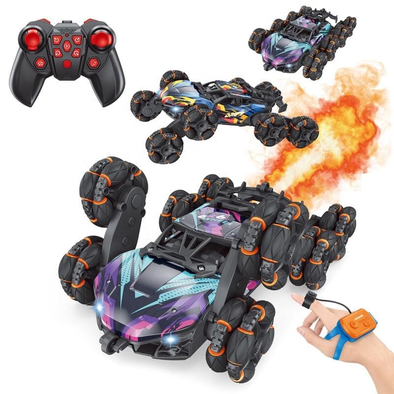 8 wheels RC stunt car