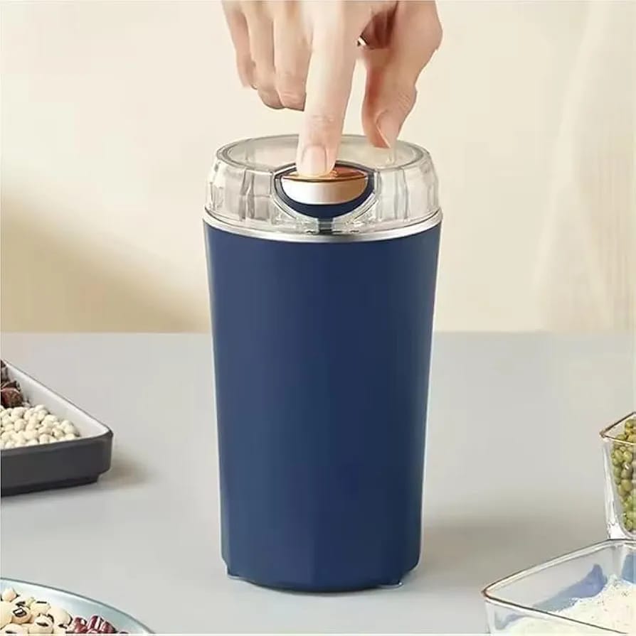 Portable Multi-Functional Electric Stainless Steel Herbs Spices Nuts Grain Grinder for Home and Office