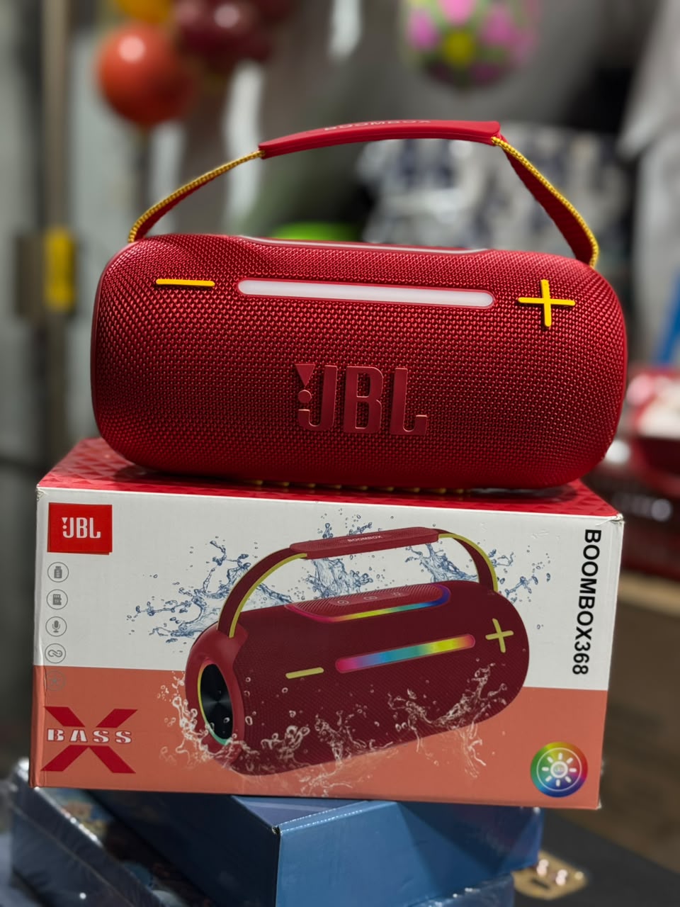 Boombox360 DUAL PAIRING Bluetooth Stereo RGB Running Horse Light Portable Portable Speaker Heavy Subwoofer