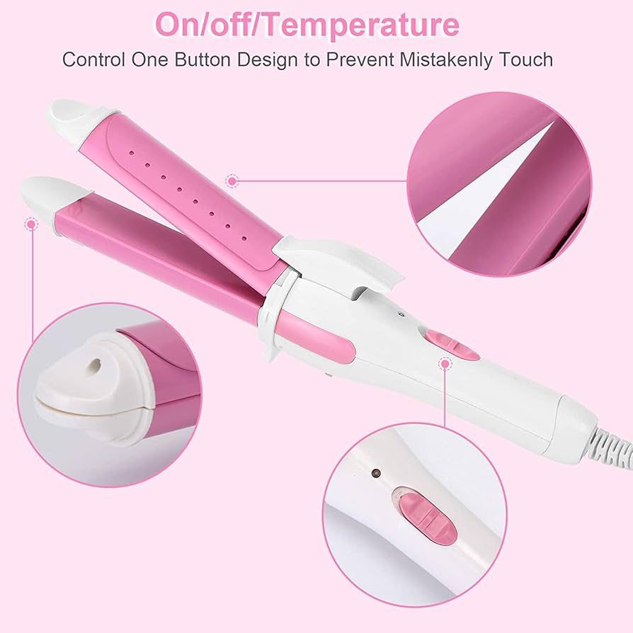 2-in-1 Hair Straightener & Curler – Professional Styling Tool