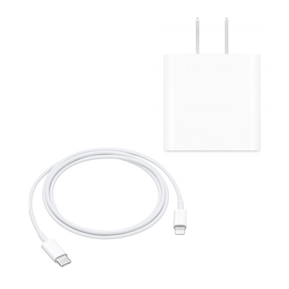 20W iPhone USB-Power Adapter Charger / Sapred Cables