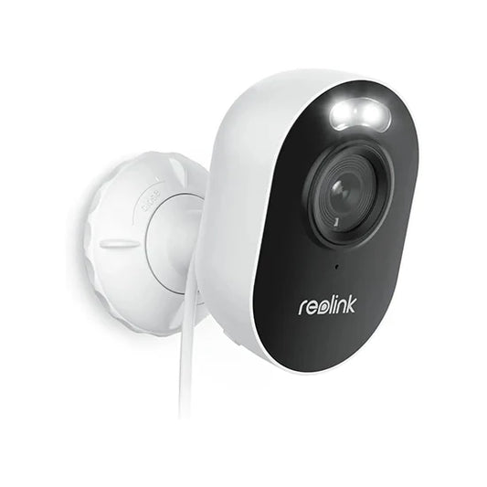 Reolink lumus box pack power adapter included with complete accessories camera with 2 way audio colour night vision 1920*1080 camera