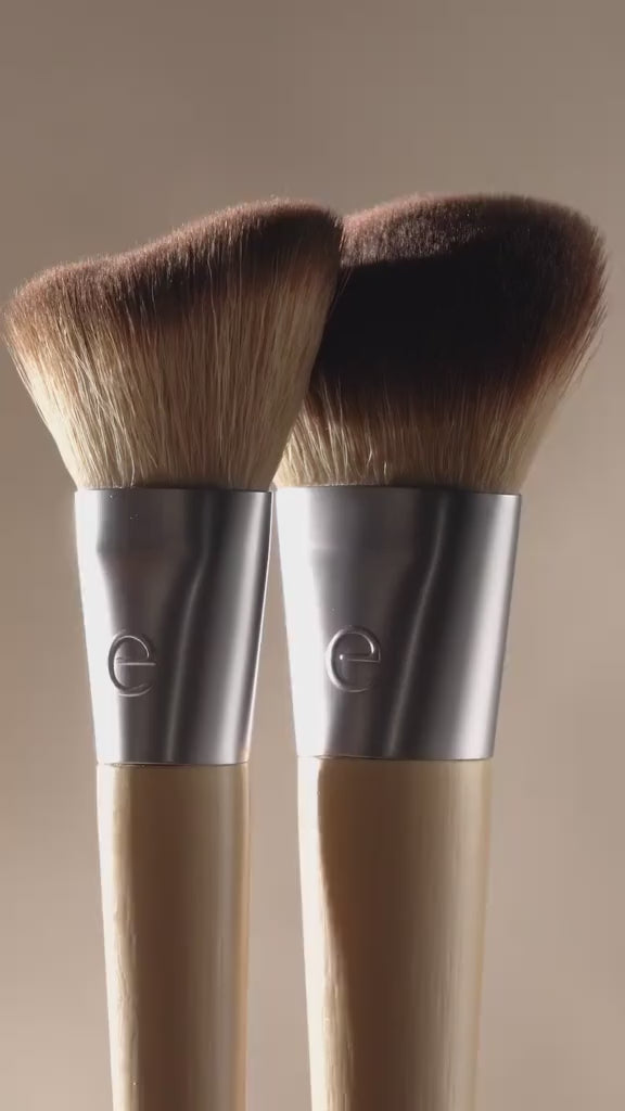 EcoTools 3133 Interchangeables Tapered Powder Head + Handle – Customizable Brush for Precise Powder Application