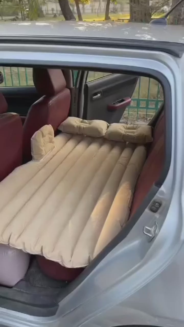 Universal Car Air Mattress Inflatable Bed In Car Outdoor Camping