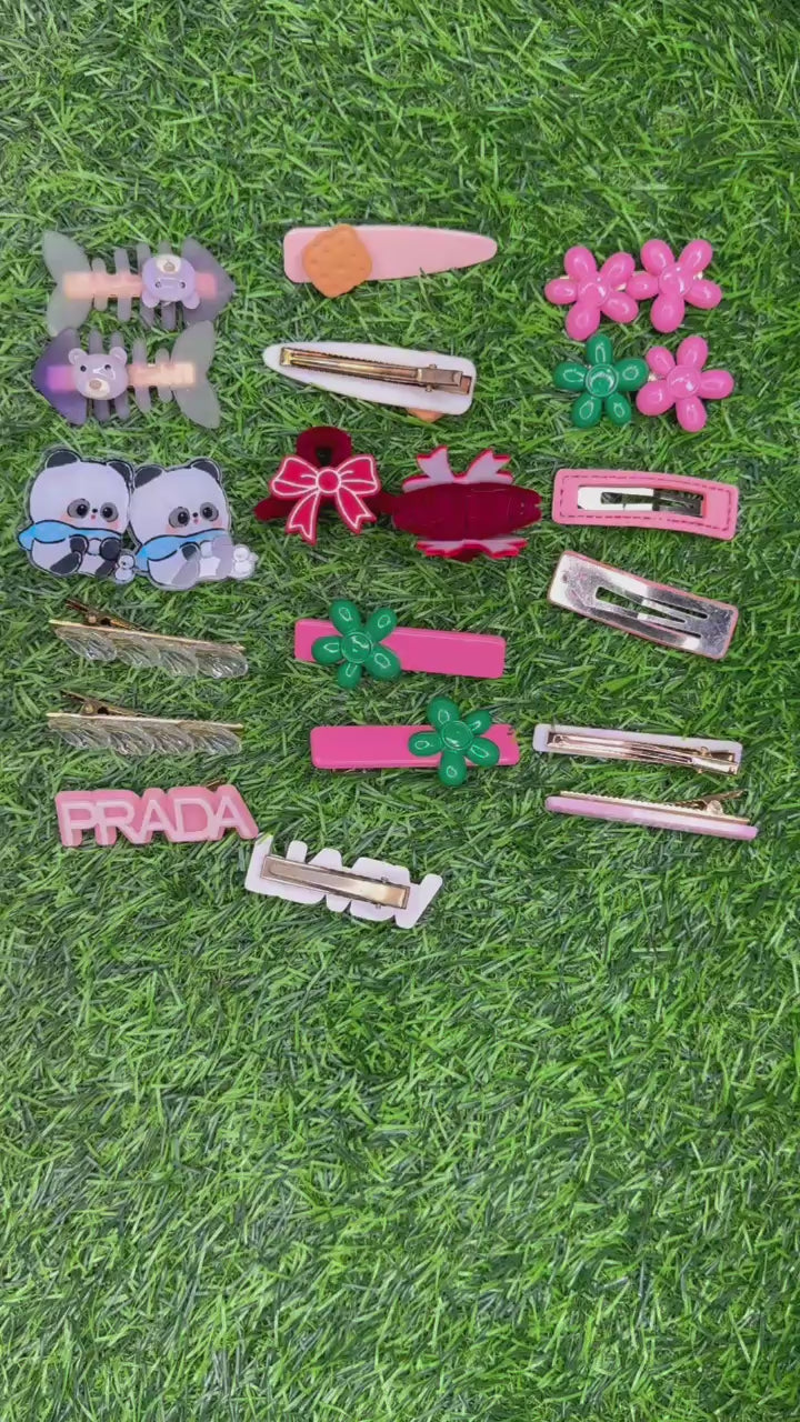 Deal 8 Pack of 40  |  10 Pairs Hair Accessories for Ladies/Kids