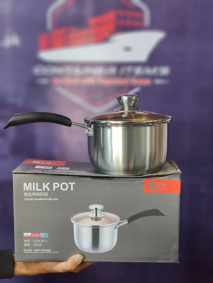 MALAYSIAN LOT STAINLESS STEEL (MILKPOT 18cm/20cm) ( STOCKPOT 24cm/26cm)  (HOTPOT 30cm)