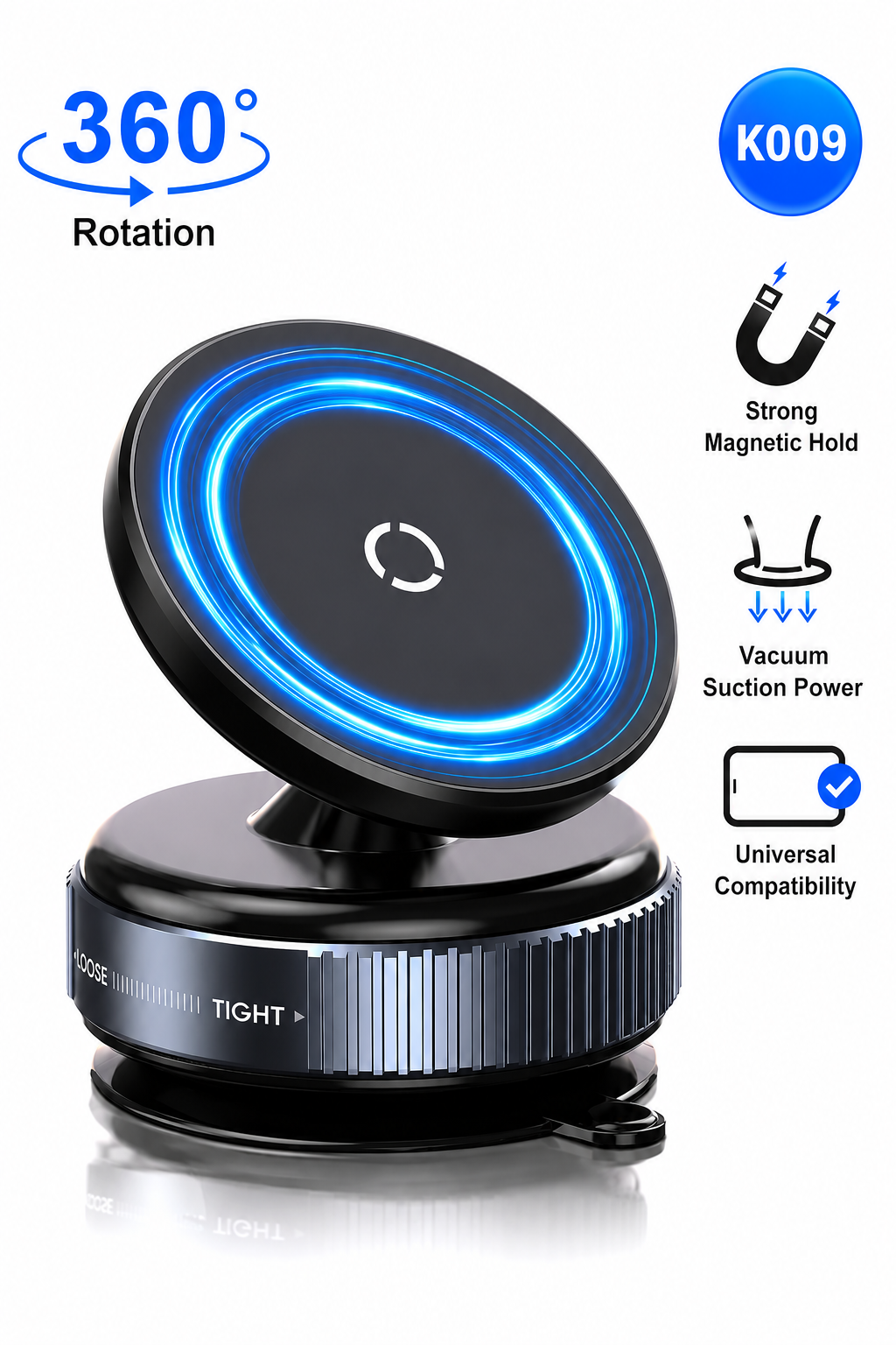 360° Magnetic Car & Desk Phone Stand